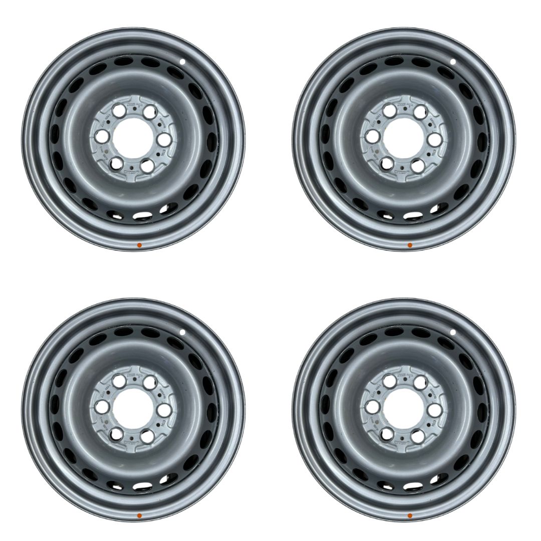 Set of 4 Wheel Disks with Hub Caps for Mercedes Sprinter 2019-2024