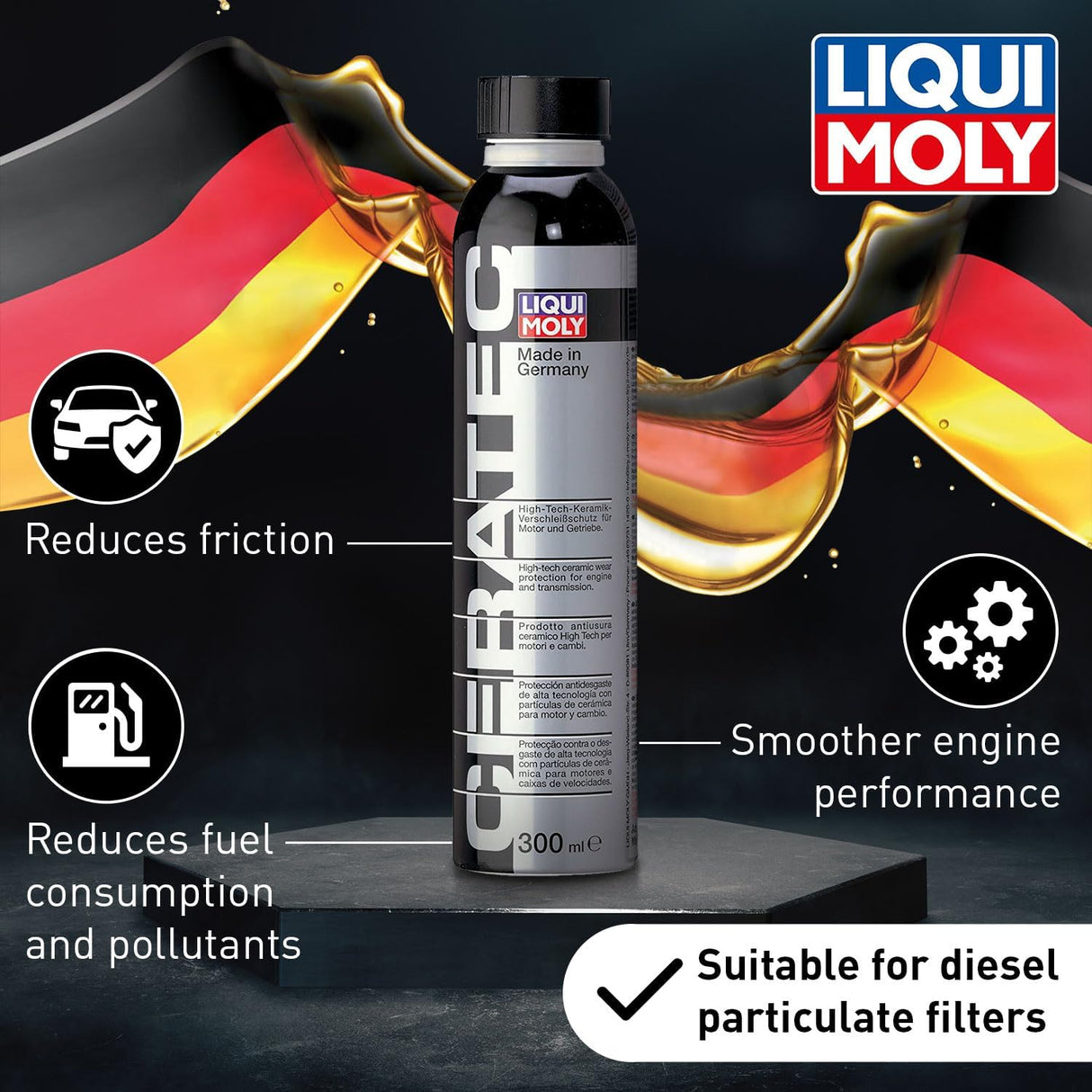 LIQUI MOLY Engine Oil Additive CERATEC 300ml