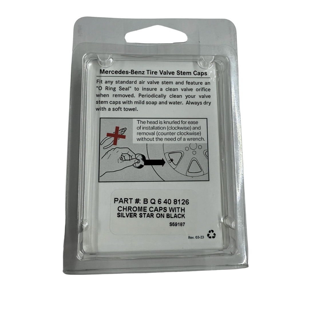 Mercedes Benz Genuine Valve Stem Caps Q6408126