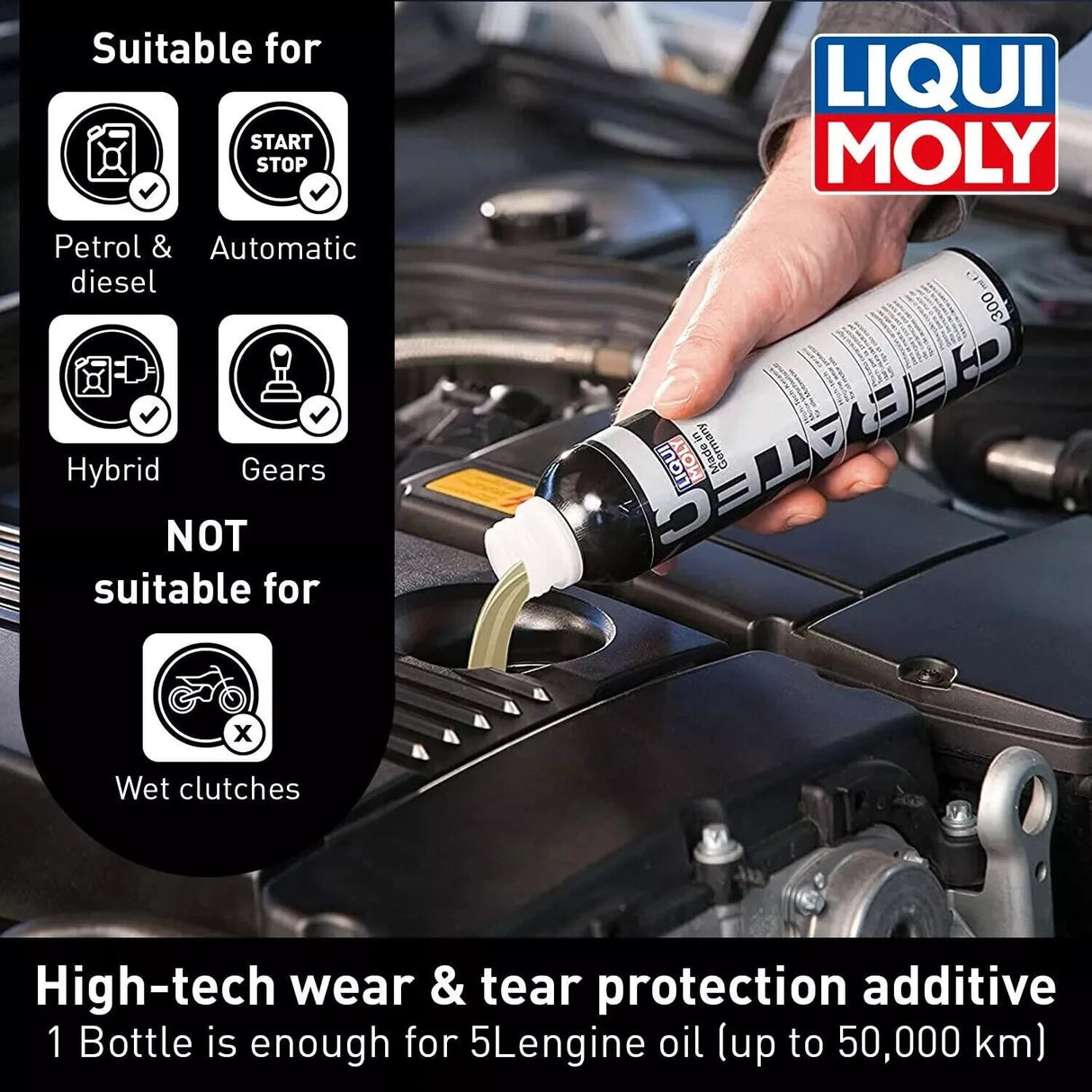 LIQUI MOLY Engine Oil Additive CERATEC 300ml