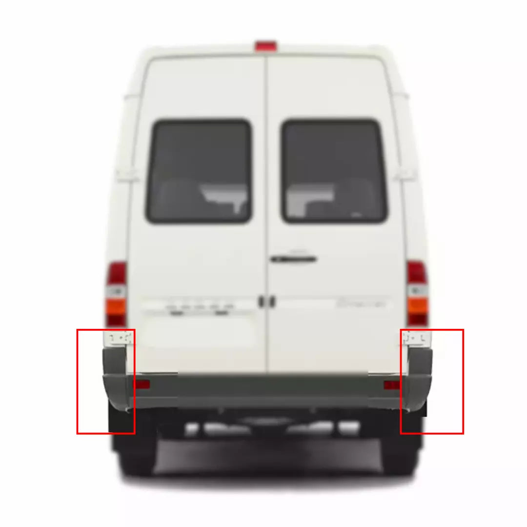 Left and Right Rear Bumper Corners for Sprinter van T1N 2002-2006 9018850302