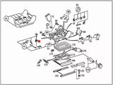 Sliding Jaw Seat Rail / Slide Shoe