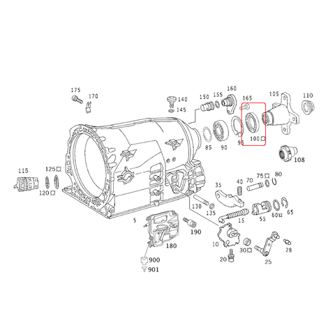 Transmission Output Shaft Seal (42x62x8mm)