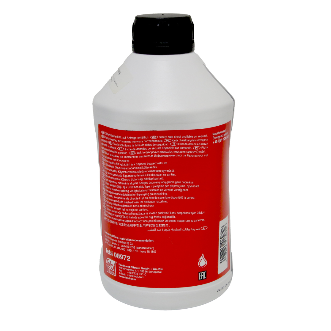 Power Steering Oil Febi Bilstein 08972 1 Liter / 1.06 Qt