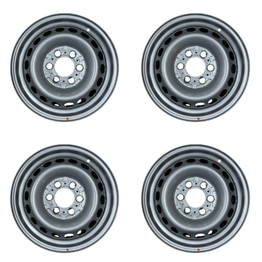 Set of 4 Wheel Disks with Hub Caps for Mercedes Sprinter 2019-2024