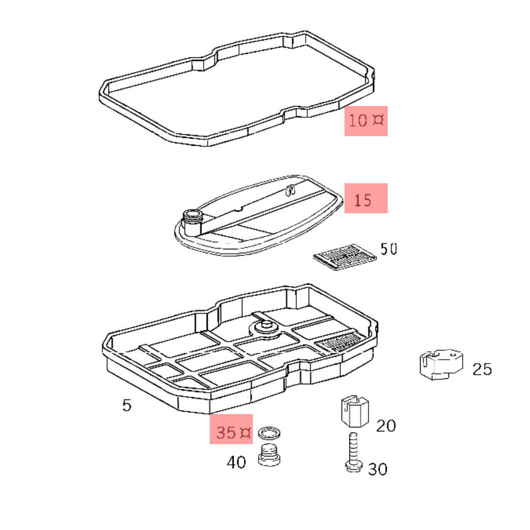 5-Speed Automatic Transmission Filter Kit