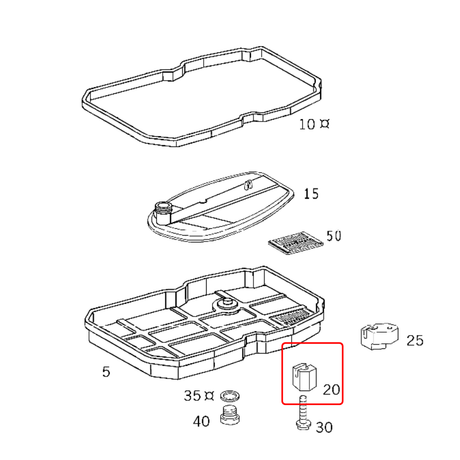 Genuine Transmission Oil Pan Clamping Spacer