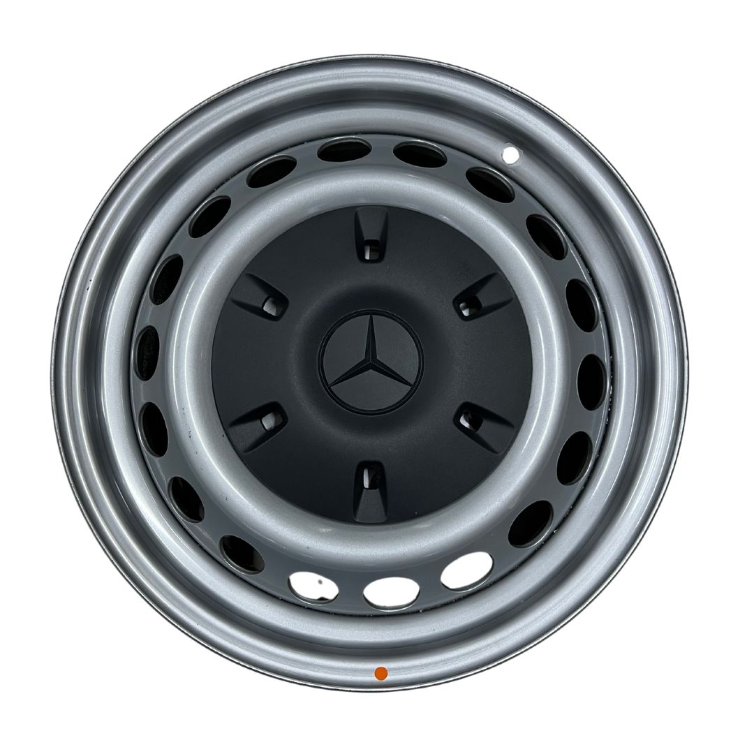 Set of 4 Wheel Disks with Hub Caps for Mercedes Sprinter 2019-2024