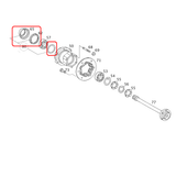 Genuine Wheel Hub Repair Kit for Sprinter 3500 2007-2016