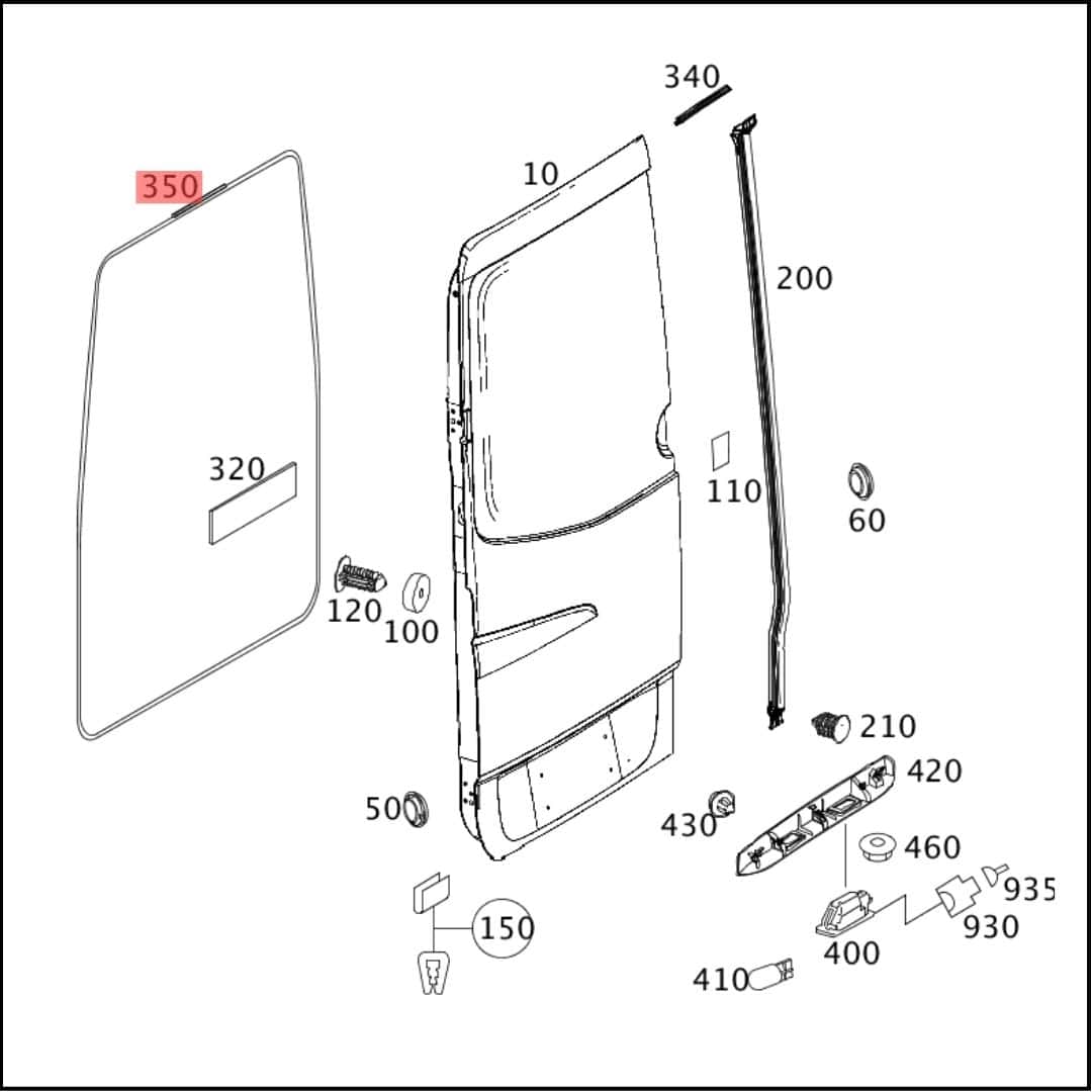 Inner Rear Doors Seal