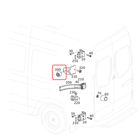 Rear Door Check Magnet Stopper for Sprinter 2007-2018