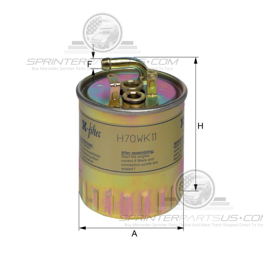 Fuel Filter HENGST H70WK11 for Sprinter 2002-2003