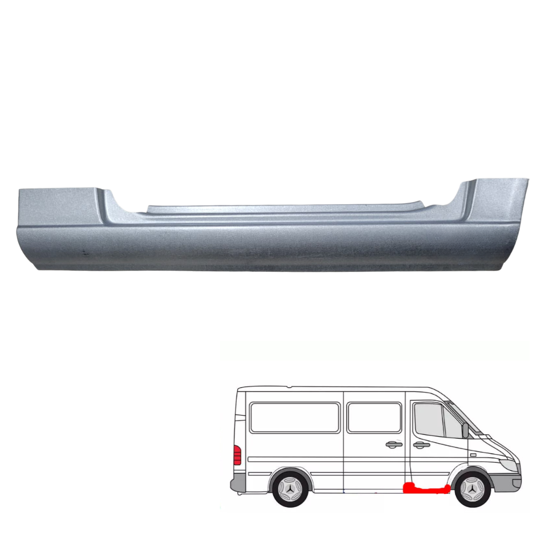 Front Right Passenger Side External Door Sill Steel Panel for Sprinter T1N 2002-2006