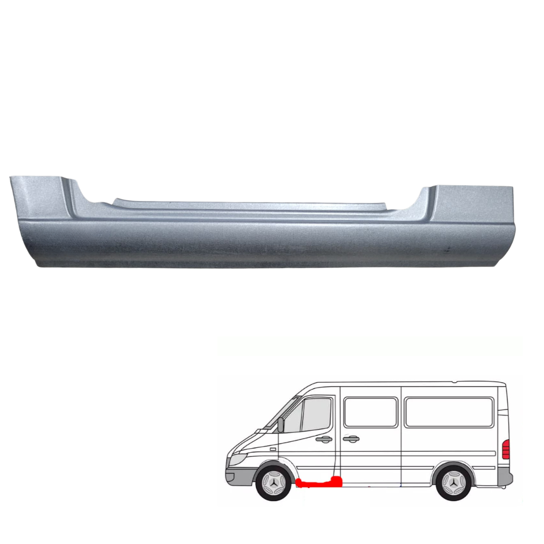 Front Left Driver Side External Door Sill Steel Panel for Sprinter T1N 2002-2006