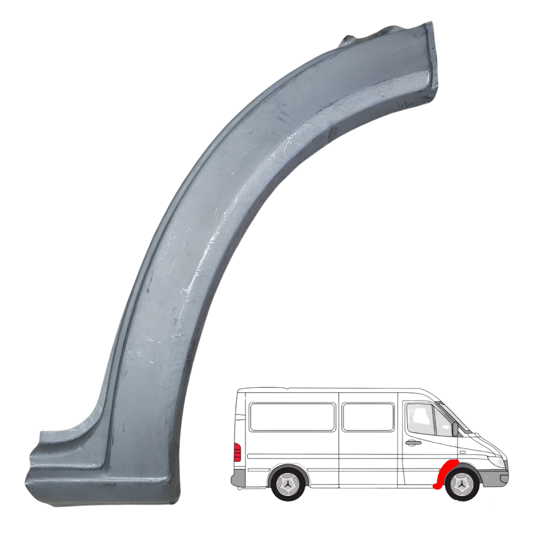 Front Right Passenger Side Wheel Arch Steel Fender Panel for Sprinter T1N 2002-2006