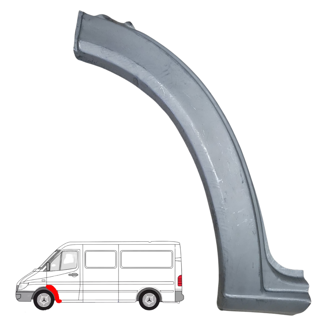Front Left Driver Side Wheel Arch Steel Fender Panel for Sprinter T1N 2002-2006