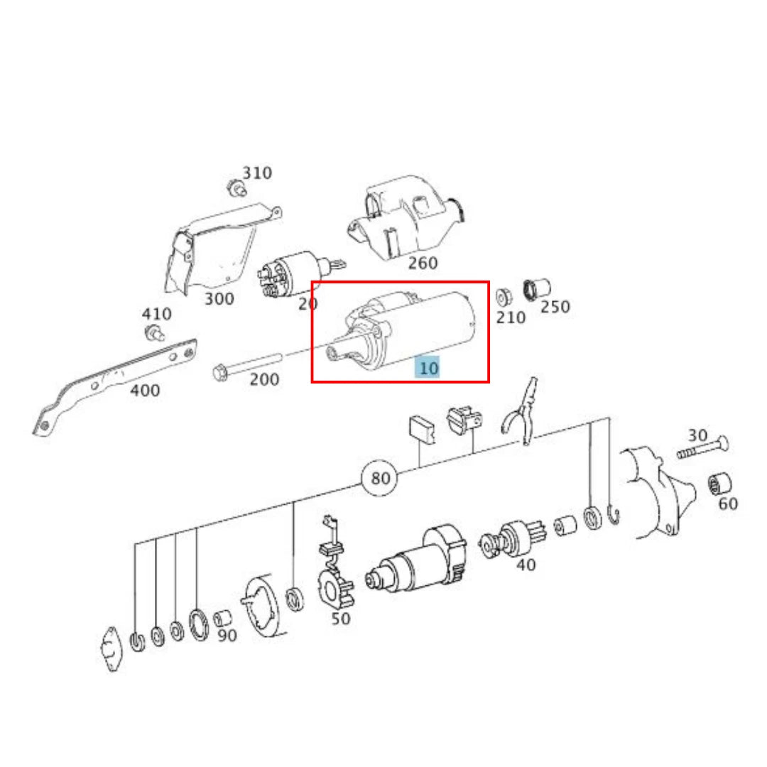 OEM Starter for Sprinter 2010-2022 3.0L V6