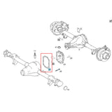Genuine Differential Axle Housing Cover Gasket for Sprinter 2010-2025